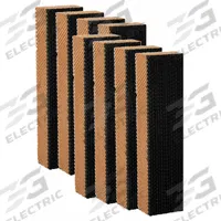 HESSAIRE Evaporative Cooler Media: Cellulose, 60 in x 12 in x 6 in, 60 in Ht, 12 in Wd, 8 Pads, 8 PK (MPN P60X12X6EC-8). Key specifications — Brand: HESSAIRE.