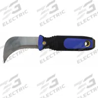 WESTWARD Linoleum Knife: Straight, 1 in Blade Projection Lg, 8 in Overall Lg, Steel, Curved (MPN 13A733). Key specifications — attr307492: Curved; attr307493: Multi-Component; attr307491: Steel; attr324881: WESTWARD.