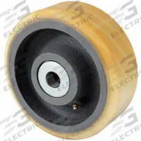 APPROVED VENDOR Caster Wheel: 8 in Wheel Dia., 3 in Wheel Wd, Polyurethane, 3,950 lb Load Rating (MPN 200 PTTC). Key specifications — Brand: APPROVED VENDOR; Wheel/Tread Color: Tan.