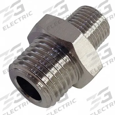 LEGRIS Metal Pipe Straight: Straight, 3/8 in x 1/4 in - Threaded Medium-Pressure Pipe Fittings