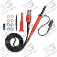 B&K PRECISION Oscilloscope Probe: 4 ft Cable Lg, CAT I 2000V, CAT I 2000V PR2000B, 10 pF – 30 pF. Key specifications — Brand: B&K PRECISION; CAT Safety Rating: CAT I 2000V; Compatible with Series: 2560B Series; Includes: BNC Adapter; Manufacturer Part Number: PR2000B.