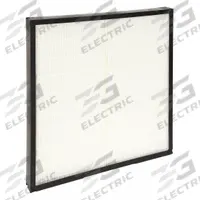 GRAINGER Minipleat Air Filter: 24 in x 24 in x 2 in, Synthetic, Plastic, No Header, MERV 14 (MPN 4YVE9). Key specifications — Brand: GRAINGER; Frame or Header Material: Plastic; Media Material: Synthetic.