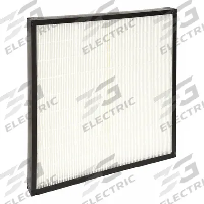 GRAINGER Minipleat Air Filter: 24 in x 24 in x 2 in, Synthetic, Plastic, No Header - MERV 14 Minipleat Air Filters