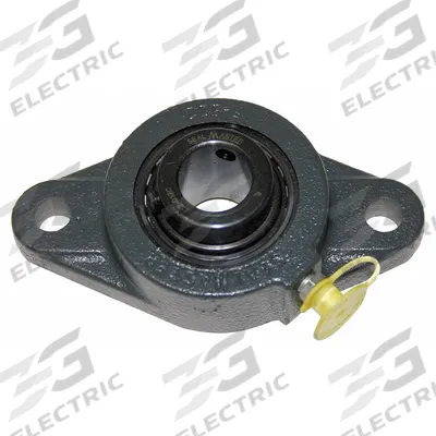 SEALMASTER 2 Bolt Flange Bearing: Radial Ball, 1 13/16 in Bore, Cast Iron - General Purpose Flange-Mount Ball Bearings