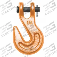 CAMPBELL Grab Hook: 7,100 lb Working Load Limit, 80 Hook Grade, Alloy Steel, 1/2 in Hook Opening Wd (MPN 4503515). Key specifications — attr984695: Orange; attr984692: CAMPBELL; attr1028223: None.