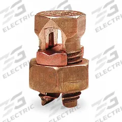 BLACKBURN Split-Bolt Connector: For Wire Size 2 AWG – 2 AWG, Bronze Body Material (MPN 2H). Key specifications — Brand: BLACKBURN; Direct Burial Rated: No.