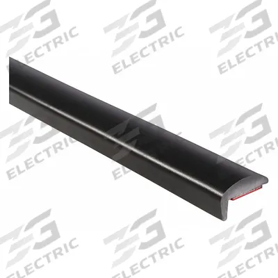 TRIM LOK Lip Guard: Rounded, 25 ft Overall Lg, PVC Outer - Paintable Lip Guard