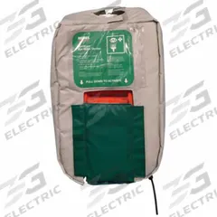 HUGHES SAFETY Heating Jacket: 120 V AC, PVC Coated Polyester, Gray, Heated Jacket (MPN 10GFEW-BLKT-HT). Key specifications — For Use With: 10 gal Eyewash; Features: Freeze Protected; Material: PVC Coated Polyester; Product Type: Heated Jacket; Compatible Mfr Part Number: 10GFEW; Voltage: 120 V AC; Brand: HUGHES SAFETY.