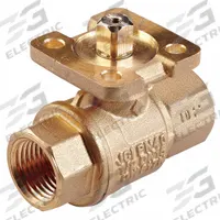 HVAC Control Ball Valve: 2-Way, 3/4 in Female NPT, 7.4 CV Flow, 200 psi Close-off, No Actuator (MPN VG1245BL). Key specifications — Ball Material: Stainless Steel; Body Material: Brass; For Media: Water.