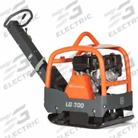 HUSQVARNA Plate Compactor: 19 69/100 in Plate Wd, Forward and Reverse Direction (MPN LG 300). Key specifications — Brand: HUSQVARNA.