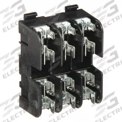 MERSEN Fuse Block: Open Block Design, 3 Pole, 600 V AC, Quick Connect/Screw, Non-Indicating (MPN 40213G). Key specifications — Brand: MERSEN.