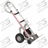 MAGLINER General Purpose Hand Truck: 500 lb, Single-Loop, Silver, Aluminum, Pneumatic, Rubber (MPN HRK55AUA43). Key specifications — Brand: MAGLINER.