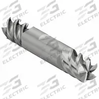 CLEVELAND Square End Mill: Carbide, Double End, 5 Flute, 1/2" Mill Dia, 5/8" LOC, 3" OAL (MPN C60106)