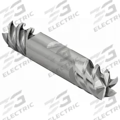 CLEVELAND Square End Mill: Carbide, Double End, 5 Flute, 1/2" Mill Dia, 5/8" LOC, 3" OAL (MPN C60106)