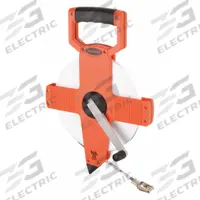 KESON Long Tape Measure: Manual, NR18-165, SAE, 165 ft, 1/8 in, Plastic, Nonmagnetic Single Hook Tip. Key specifications — attr939846: NR18-165; attr939849: Steel; attr939859: Nonmagnetic Single Hook; attr939850: Single-Sided; attr939855: 1/8 in; attr944023: Hook End; attr940484: KESON; attr985224: Plastic.