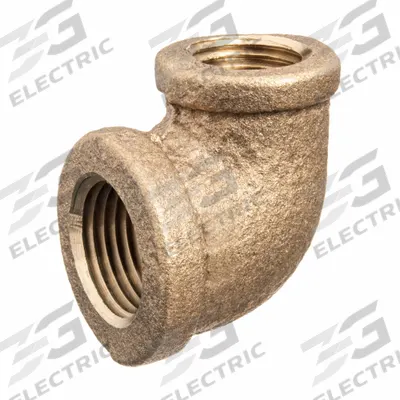 APPROVED VENDOR Metal Pipe Elbow: Elbow, 1 in x 1/4 in - Threaded Low-Pressure Pipe Fittings for Potable Water