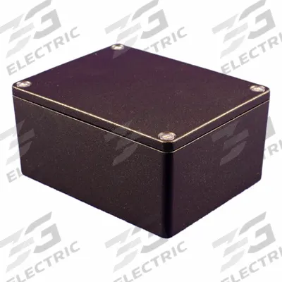 HAMMOND Enclosure: Die-Cast Aluminum, 4 in x 3 in x 2 in, NEMA 1/12/13/4/4X, Solid Cover - Aluminum Enclosures