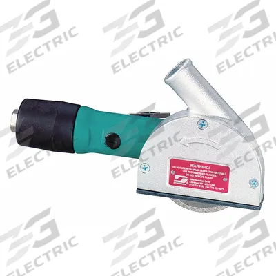 DYNABRADE Cut-Off Tool: 3 in Wheel Dia, 0.4 hp Horsepower, 12,000 RPM Max. Speed - Standard Reach Right-Angle Mount Air-Powered Cut-Off Tools