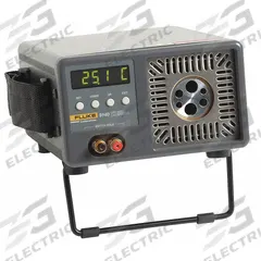 FLUKE Drywall Temperature Calibrator: 95°F to 662°F /35°C to 350°C, 95°F to 662°F /35°C to 350°C (MPN 9140-C-156). Key specifications — Stability: +/-0.03°C at 50°C; For Stem Diameter: (6) 1/4 in; Brand: FLUKE.