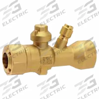 Parker Refrigerant Ball Valve: 7/8 in Male Push-to-Connect, Access Port, No Relief Port - Push-to-Connect Refrigeration Ball Valves