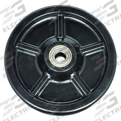 Dayton Polyolefin Wheel: 10 in Overall Ht, 500 lb Load Capacity, 10 in H x 2 in W - Hand Truck Wheels, Bearings, Brakes & Axles