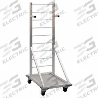 NEW AGE INDUSTRIAL Fry Cart: 18 Fry Baskets, 18 in Overall Wd, 52 1/2 in Overall Ht, Aluminum (MPN 1210)