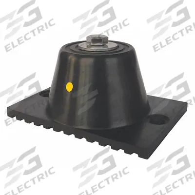 APPROVED VENDOR Floor-Mount Vibration Isolator: Neoprene, 1,100 lb Capacity, 2 3/4 in Ht - Elastomer-Style Floor-Mount Vibration Isolators