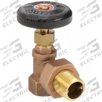 APPROVED VENDOR Radiator Valve: 109-314, 3/4 in NPT, 60 psi / 15 psi, Forged Brass, 3/4 in. Key specifications — Material: Forged Brass; Manufacturer Part Number: 109-314; Actuation Style: Hand Wheel; Body Style: Angle; Brand: APPROVED VENDOR; Maximum Pressure Water/Steam: 60 psi / 15 psi; Pipe Connection: 3/4 in NPT; Product Type: Steam Radiator Valve.