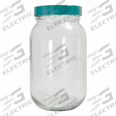 APPROVED VENDOR Wide Mouth Bottle: 480 mL, 63-400, Colorless, Visible Particulate - Clear Wide Mouth Round Glass Lab Bottles