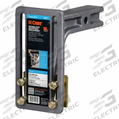 CURT Pintle Mount: 20,000 lb Gross Vehicle Wt Capacity - Pintle Mounts