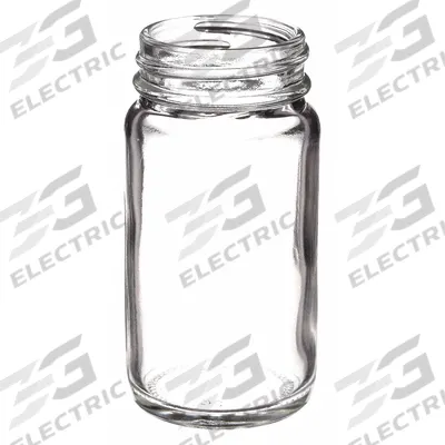 APPROVED VENDOR Sampling Bottle: 240 mL, 58-400, Colorless, 24 Bottles - Clear Wide Mouth Round Glass Lab Bottles