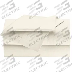 MARTEX Fitted Sheet: XL Twin, 80 in Overall Lg, 39 in Overall Wd, T250, Bone, Reusable, Sewn Corner (MPN 1A05333). Key specifications — Color: Bone; Fabric Material: 60% Cotton; Thread Count: T250; Brand: MARTEX; Fabric Pattern: Solid; Hem/Pocket Size: 12 in; Sheet Color: Staybright® Bone.