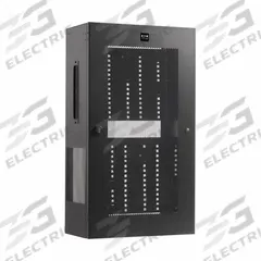 EATON TRIPP LITE Wiring Enclosure: 5 Rack Units, 35 1/2 in x 20 in x 10 3/4 in, Wall Mount, Steel (MPN SRWF10UMOD). Key specifications — Brand: EATON TRIPP LITE; Includes: (2) Pre-Installed 1U Shelves; Material: Steel; Features_Broad: Low-Profile Vertical Switch-Depth, Adj. Brackets.