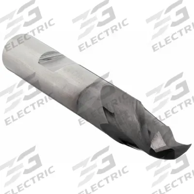 CLEVELAND Square End Mill: High Speed Steel, TiCN Coated, 2 Flute, 13/32" Mill Dia - General Purpose High-Speed Steel Square End Mills