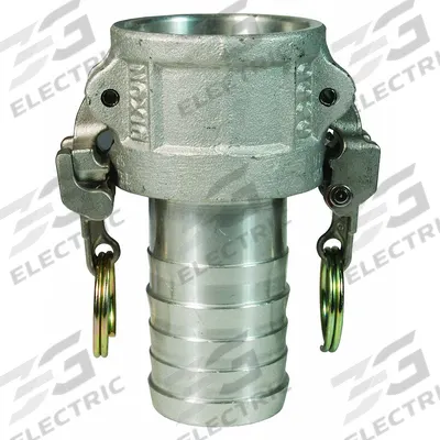 DIXON VALVE & COUPLING Cam and Groove Coupling: 3/4 in Coupling Size, 3/4 in Hose Fitting Size - Type C Aluminum Cam & Groove Fittings