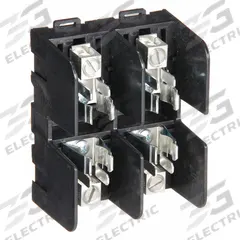 MERSEN Fuse Block: Open Block Design, 2 Pole, 600 V AC, Box Lug, Non-Indicating (MPN 60607T). Key specifications — Brand: MERSEN.