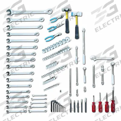 WRIGHT Metric Service Tool Set: 122 Total Pcs - Tool Only Sets