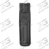 HEROS PRIDE Flashlight Pouch: Black, Nylon, Ballistic, 8 3/4 in x 2 1/2 in, Snap Closure (MPN 1068). Key specifications — attr188437: Black; attr188438: Nylon; attr188431: Flashlight Pouch.