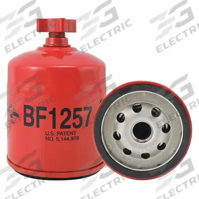 BALDWIN FILTERS Fuel Filter: Spin-On, 3 in Outside Dia, M16-1.50 Thread Size, Cellulose - Spin-On Fuel Filters