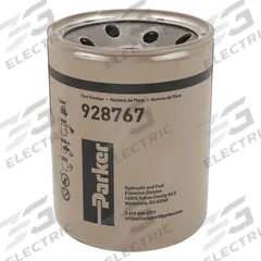 PARKER Hydraulic Filter Element: 50 gpm Max. Flow, 150 psi Max. Pressure, Fiberglass, 4ZC90 (MPN 928767). Key specifications — attr95846: Fiberglass; attr98907: PARKER; attr95844: 20; attr95849: 4ZC90.