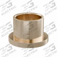 Flanged Sleeve Bearing: Bronze, SAE 841, 5/8 in Bore, 3/4 in OD, 5/8 in Lg, -35°F to 300°F, 10 PK (MPN FF711-02B). Key specifications — System of Measurement: Inch; Material Grade: SAE 841; Flange Type: Flanged; Brand: OILITE.