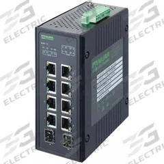 MURRELEKTRONIK Ethernet switch: Unmanaged, DIN Rail, 10 Ports, RJ45/SCRJ, 1000 mbps/Ethernet/Gigabit (MPN 58194). Key specifications — Port Type: RJ45; Manufacturer Part Number: 58194; Brand: MURRELEKTRONIK; Features: Auto-Negotiation; IP Rating: IP20; Product Type: Ethernet Switch; Maximum Input Voltage: 57V DC; Mounting Location: DIN Rail.