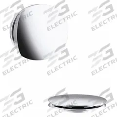 KOHLER Shower Drain: Metal, Chrome, 3 1/8 in Overall Dia, 2 3/4 in Overall Ht, Lift and Turn (MPN K-T37391-CP). Key specifications — Color: Silver; Includes: Decorative Flange with Flange Nut; Connection Type: Threaded; Material: Metal; Grate Material: Brass.