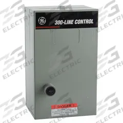 GE Magnetic Motor Starter: Non-Reversing, 3 Poles, NEMA Size 0, 9 A, 480V AC Coil (MPN CR306A104). Key specifications — Brand: GE; Coil Voltage: 480V AC; Phase: Three; Signaling Features: Pilot Light; Thermal Units Required: 3 Melting Alloy Units (Not Included).