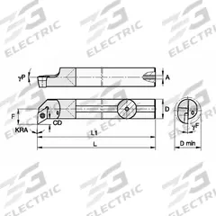 WIDIA Indexable Boring Bar: GCPI50085R (MPN 2827811). Key specifications — attr257292: GCPI50085R.