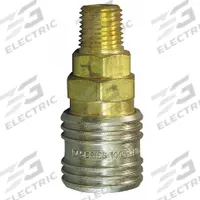 WEATHERHEAD Quick Connect Hose Coupling: 1/2 in Body Size, 1/2 in Hose Fitting Size, Sleeve, MNPT (MPN 530E). Key specifications — Thread Size: 1/2" -14; Coupling Locking Type: Sleeve; Brand: WEATHERHEAD.