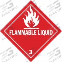BRADY DOT Container Label: Flammable Liquid, 4 in x 4 in, 4 in Label Ht, 4 in Label Wd, 500 PK (MPN 121067). Key specifications — Brand: BRADY; Message: Flammable Liquid.