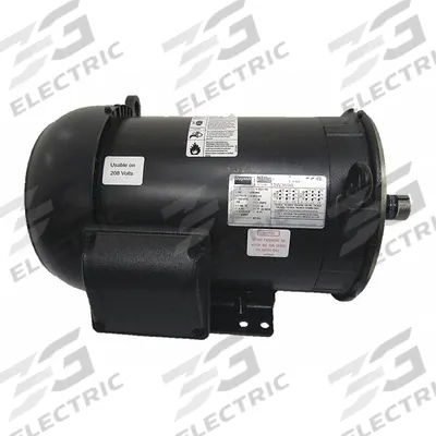 Dayton General Purpose Motor: C-Face/Rigid Base Mount, Totally Enclosed Fan Cooled - C-Face with Rigid Base 3-Phase General Purpose AC Motors