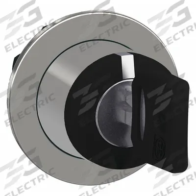 SCHNEIDER Keyed Selector Switch: 3 Position, 30 mm Panel Mounting Size - Panel-Mounted Key Switches without Contacts