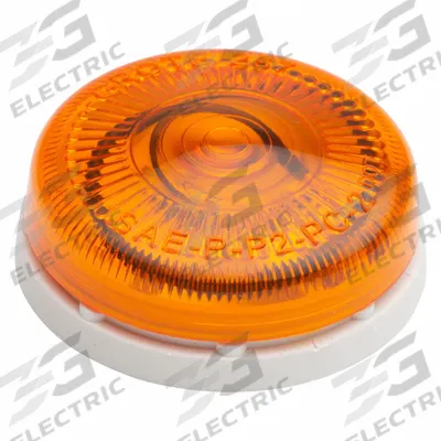 GROTE Clearance Marker Lamp: Clearance Light, Incandescent, Round, Surface Mount - Clearance Lights